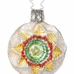 Inge Glass Vintage Star Reflection Ornament Christmas
