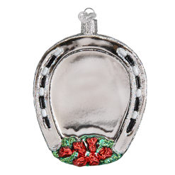 Old World Christmas Winner Horseshoe Equestian Champion Ornament