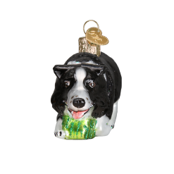 Old World Christmas Herding Border Collie Ornament