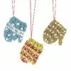 Midwest-CBK Jeweled Knit Mitten Ornaments