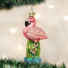 Old World Christmas Flamingo Ornament 1 Old World Christmas Flamingo Ornament
