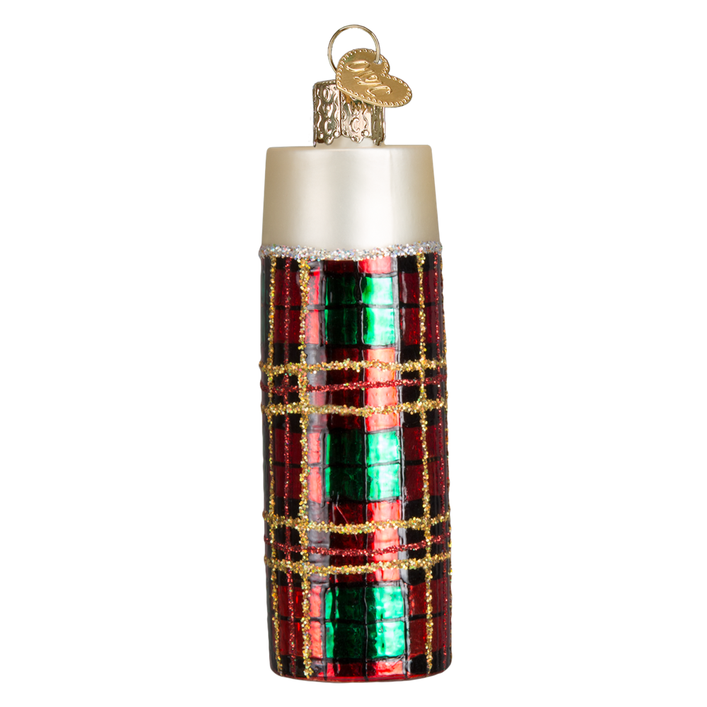 Old World Christmas Retro Thermos Ornament 4 Old World Christmas Retro Thermos Ornament