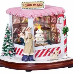 Roman Christmas Music Boxes Christmas Candy Shop Music Box