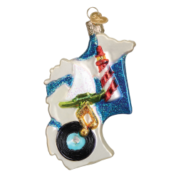 Old World Christmas State Of Michigan Ornament