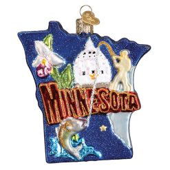Old World Christmas State Of Minnesota Ornament