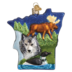 Old World Christmas State Of Minnesota Ornament