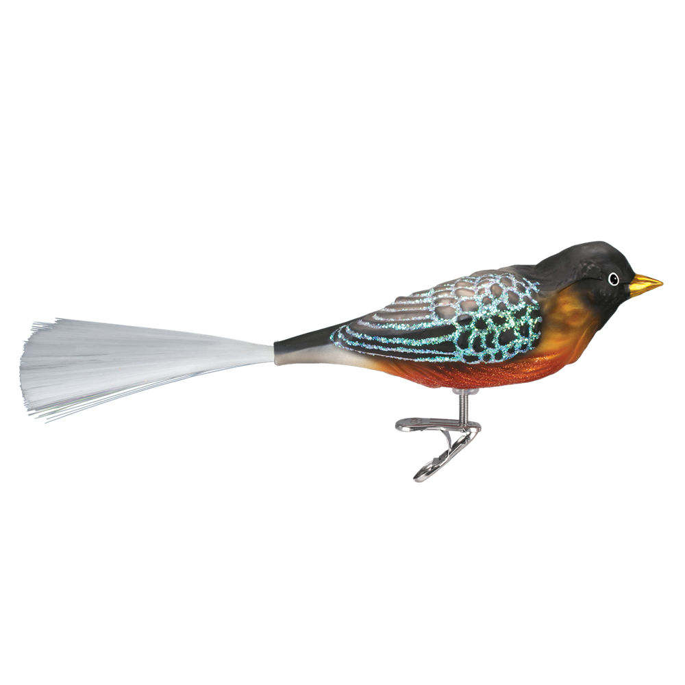 Old World Christmas Robin Ornament Clip 3 Old World Christmas Robin Ornament Clip