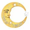 Creative Co-Op Trick Or Treat Moon Sign - 17" Halloween