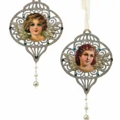 Katherine's Collection Victorian Paper Angel Ornaments
