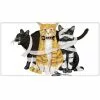 Mary Lake-Thompson All Tied Up, Halloween Cats Towel