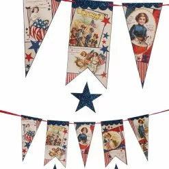 Bethany Lowe Americana Star Garland New!