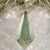 Bethany Lowe Aqua Geometric Teardrop Ornament