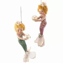 Katherine's Collection Baby Mermaid With Pearl