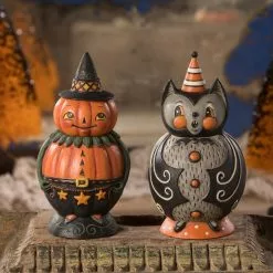Bethany Lowe Pumpkin Pete Spooks Jar New!