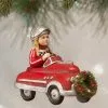 Bethany Lowe Casey In Peddle Car Ornament