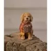 Bethany Lowe New! Fall Pup With Scarf & Apple Basket