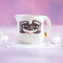 Glitterville Black Papa Noel Pitcher