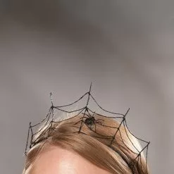 Bethany Lowe Black Widow Spiderweb Tiara