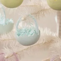 Bethany Lowe Blue Cracked Egg Ornament