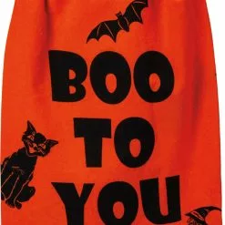 Primitives By Kathy New! Boo To You Halloween Silhouettes Towel