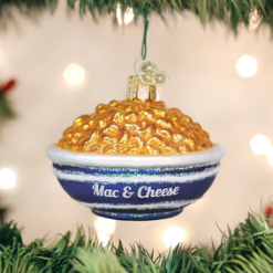 Old World Christmas Bowl Of Mac & Cheese Ornament
