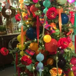 Winward Jim Marvin Classic Red Bubblegum Glass Ornaments