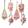 Kurt Adler Candy Cane Treats Ornament Set