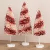 Bethany Lowe New! Candy Cane Swirl Bottle Brush Trees