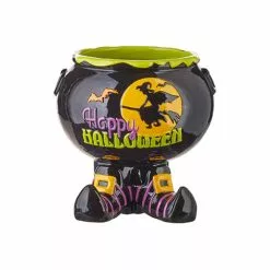 Raz New! Candy Cauldron With Witch Feet