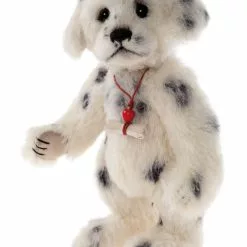 New! Charlie Bears Polka Dot Dalmation Puppy Dog