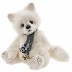 New! Charlie Bears Snow Shoe White Fox