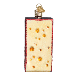 Old World Christmas Cheese Wedge Ornament
