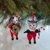 Bethany Lowe Chenille Cat & Dog Ornaments
