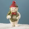 Bethany Lowe Christmas Cheer Snowman With Wreath New! 1 Bethany Lowe Christmas Cheer Snowman With Wreath New!