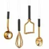 Midwest-CBK Copper Utensils Ornament Set Christmas
