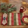 Park Hill New! Country Christmas Cotton Weave Placemats