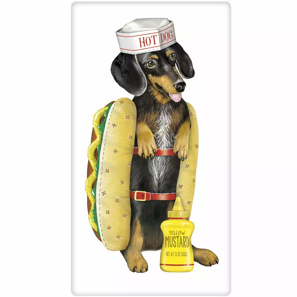 Mary Lake-Thompson Dachshund In A Hot Dog Costume Towel 3 Mary Lake-Thompson Dachshund In A Hot Dog Costume Towel
