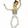 Bethany Lowe New! Day Of The Dead Skeleton, Large Paper Mache