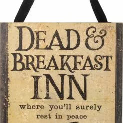 Primitives By Kathy New! Dead & Breakfast Inn Sign