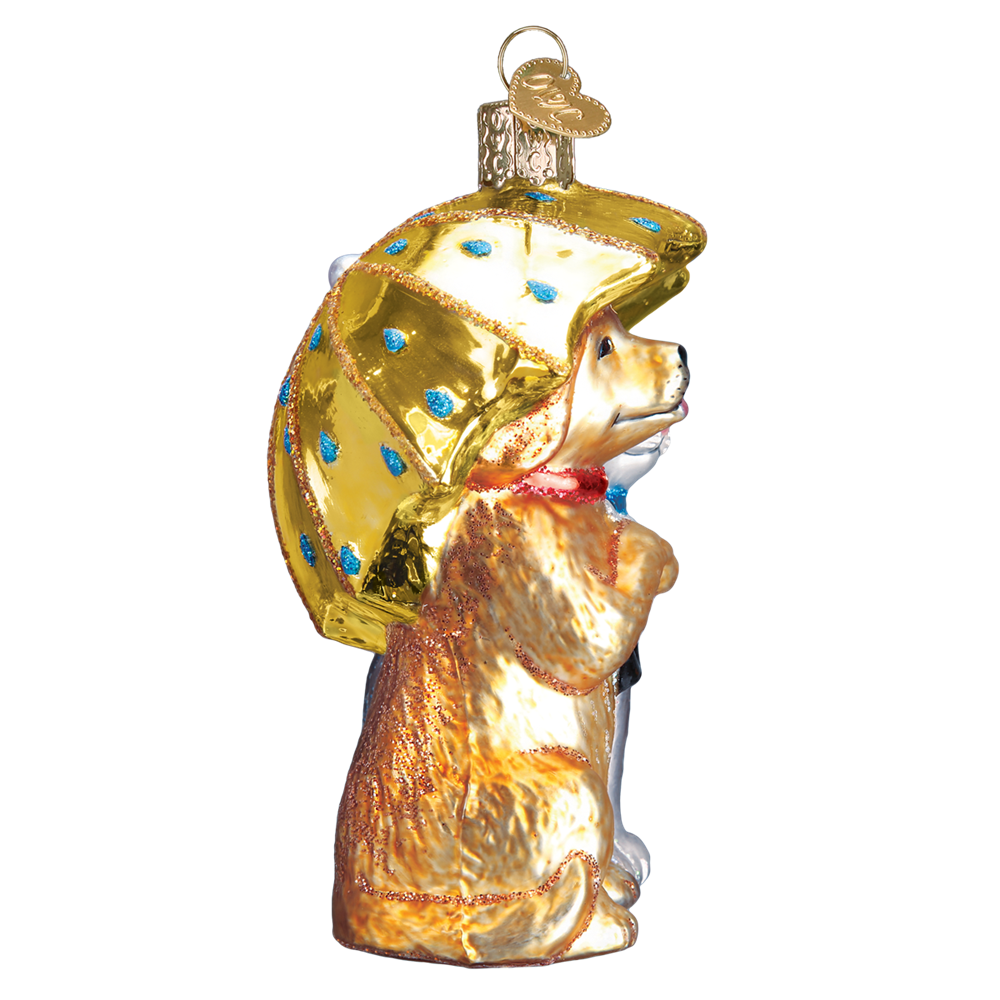 Old World Christmas Raining Cats & Dogs Ornament 5 Old World Christmas Raining Cats & Dogs Ornament