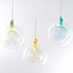 Katherine's Collection Double Glass Sphere Ornaments
