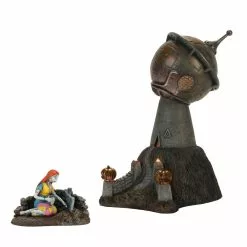 Department 56 Halloween Dr. Finkelstein's Observatory & Sally Figurine Set