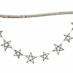 Creative Co-Op Christmas Driftwood Star Garland