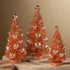 Bethany Lowe Fall Romantic Bottle Brush Trees New!
