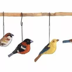 Creative Co-Op Felt Bird Ornaments