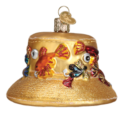 Old World Christmas Fisherman's Hat Ornament