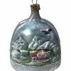 Nostalgie Christbaumschmuck Christmas Vintage Patina Winter Bell Ornament