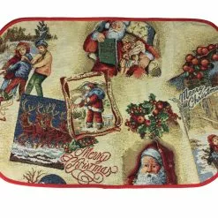 StiVoTex Merry Christmas Tapestry Placemats From Germany - Set Of 6