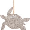 Midwest-CBK Glittered Sea Turtle Silhouette Ornament Christmas