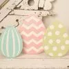 Bethany Lowe New! Glittered Standing Easter Eggs